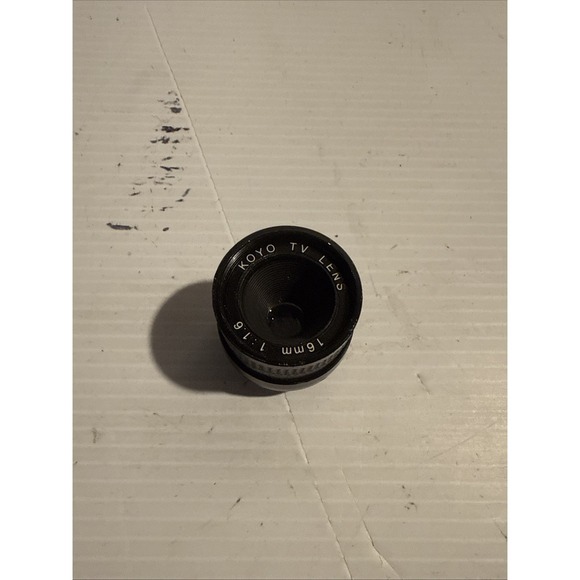 Koyo TV Lens 16 mm 1:1.6 Good Condition - Picture 2 of 6